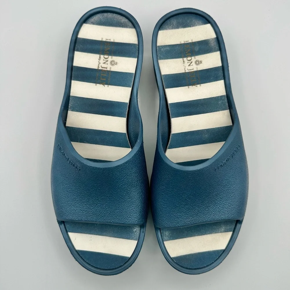 Lemon Jelly Women's Sunny Slide Blue Platform Sandal Size EU 39 - Picture 2 of 12